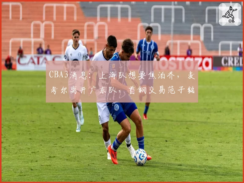 CBA3消息：上海队想要焦泊乔，麦考尔离开广东队，首钢交易范子铭
